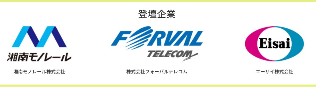 コラボフロー活用事例登壇
湘南モノレール株式会社、株式会社フォーバルテレコム、エーザイ株式会社